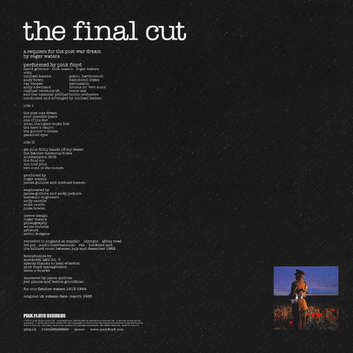 Pink Floyd The Final Cut