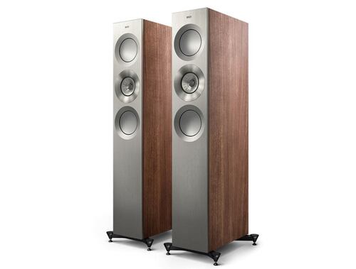 KEF Reference 3 Satin Walnut/ Silver