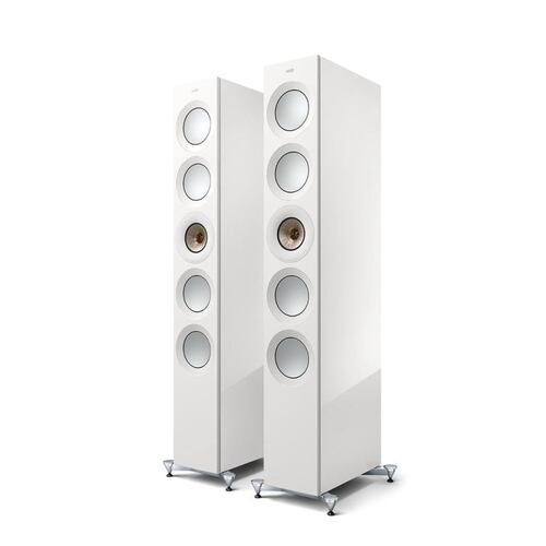 KEF Reference 5 High Gloss White/ Champagne