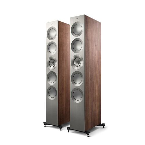 KEF Reference 5 Satin Walnut/ Silver