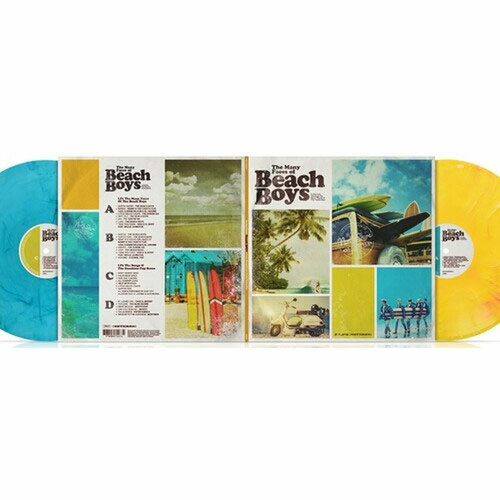 Various Artists The Many Faces Of The Beach Boys Blue & Yellow Vinyl (2 LP)