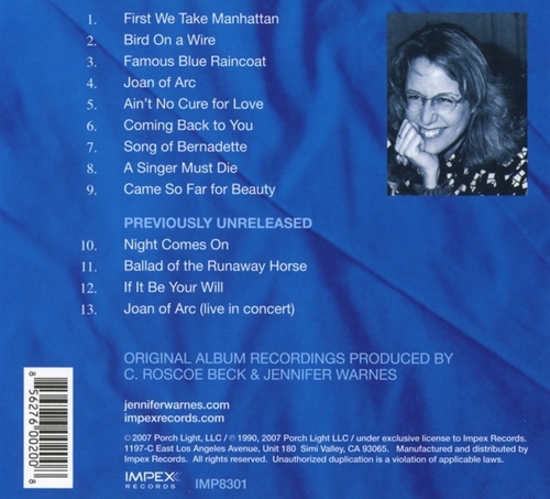 Jennifer Warnes Famous Blue Raincoat