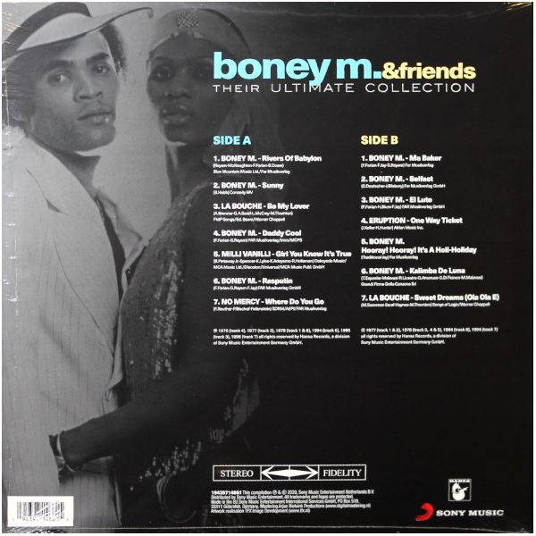 Коллекция бони. Boney m their Ultimate collection. Бони м виниловые пластинки. Бони м Обратная сторона обложки альбомов. Фото первой и второй стороны диска Бони м Boney m. & friends - their Ultimate collection.