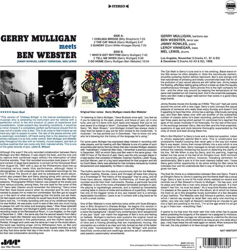 Gerry Mulligan Meets Ben Webster