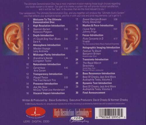 Various Artists The Ultimate Demonstration Disc CD