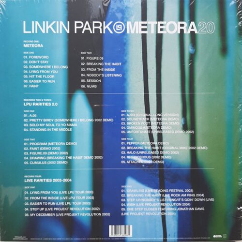 Linkin Park Meteora 20th Anniversary Edition Deluxe Box Set (4 LP)