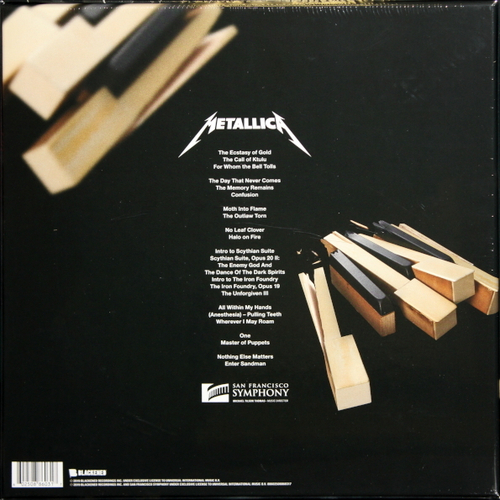 Metallica & San Francisco Symphony S&M2 (Coloured Vinyl) Super Deluxe Limited Edition Box Set (4 LP + 2 CD + Blu-ray)