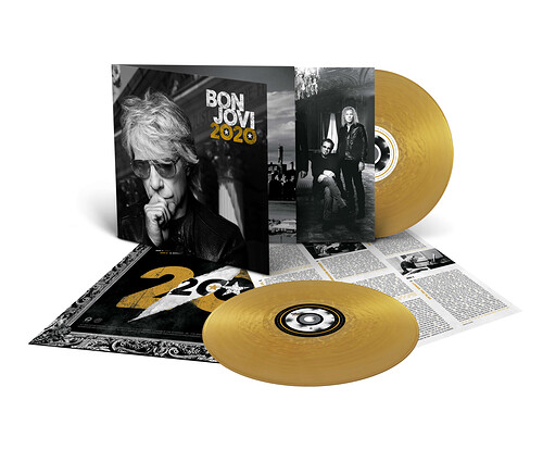 Bon Jovi 2020 Gold Coloured Vinyl (2 LP)