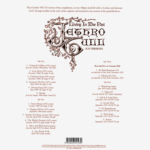 Jethro Tull Living In the Past (2 LP)