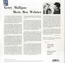 Gerry Mulligan Gerry Mulligan Meets Ben Webster (Verve By Vital Series)