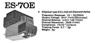 Excel ES 70 E bulk N.O.S.