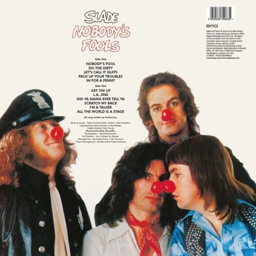 Slade Nobody's Fools (Coloured Clear & Red Splatter Vinyl)