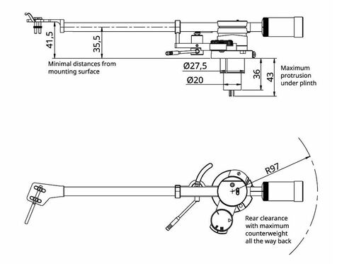 Korf Audio TA-SF9 Tonearm