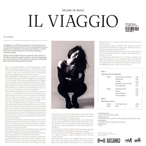 Melanie De Biasio Il Viaggio (2 LP)