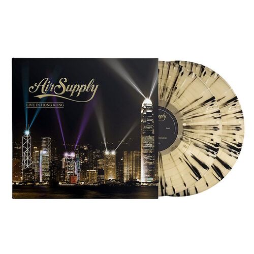 Air Supply Live in Hong Kong Box Set (2 Coloured Gold & Black Splatter LP, 2 CD & Blu-Ray Audio Disc)