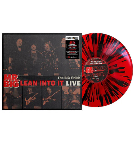 Mr. Big The Big Finish: Lean Into It Live Black & Red Splatter Coloured Vinyl