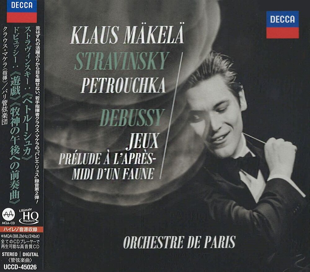 Klaus Makela & Orchestre De Paris Stravinsky Petrouchka; Debussy Jeux, Prelude a l'Apres-Midi d'un Faune UHQCD