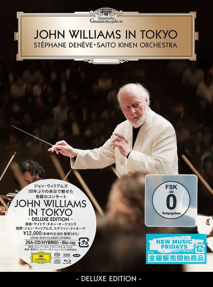 John Williams, Stéphane Denève & Saito Kinen Orchestra John Williams in Tokyo Deluxe Edition (2 Hybrid Stereo SACD + Blu-ray)