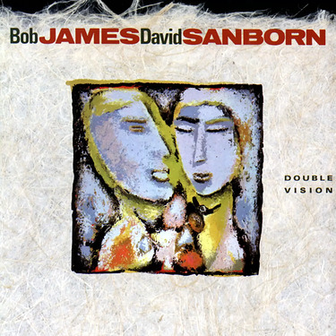 Bob James and David Sanborn Double Vision Transparent Red Coloured Vinyl