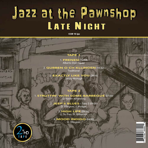 Jazz at the Pawnshop: Late Night Master Quality Reel To Reel Tape (2 Reels)