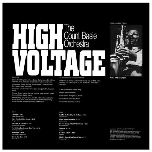 The Count Basie Orchestra High Voltage Master Quality Reel To Reel Tape (1 Reel)