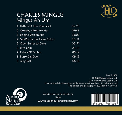 Charles Mingus Mingus Ah Um UHQCD