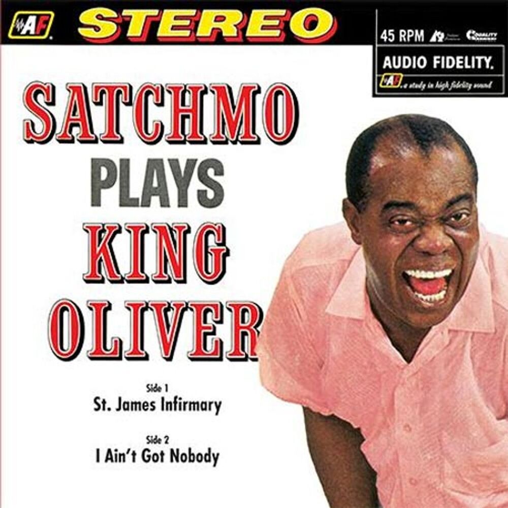 Louis Armstrong Satchmo Plays King Oliver 45RPM (12" Single)