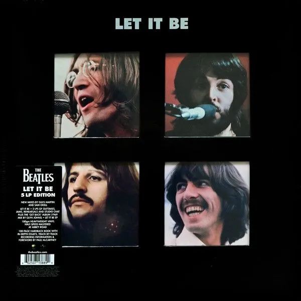 The Beatles Let It Be Super Deluxe Half-Speed Mastered Box Set (4 LP + 12" Vinyl EP 45RPM)