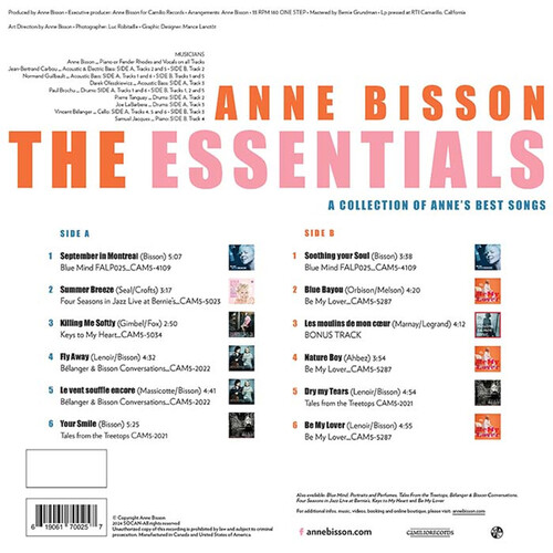 Anne Bisson The Essentials One-Step Pressing